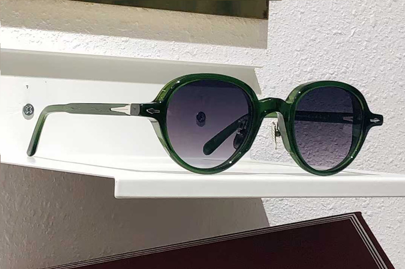 Clark Sunglasses Green Gradient Gray