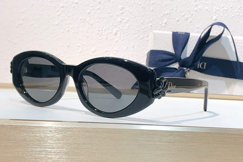 Clover B1F Sunglasses Black Gray