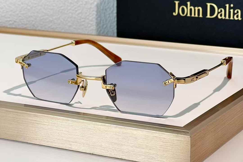 Curtis Sunglasses Gold Gradient Blue