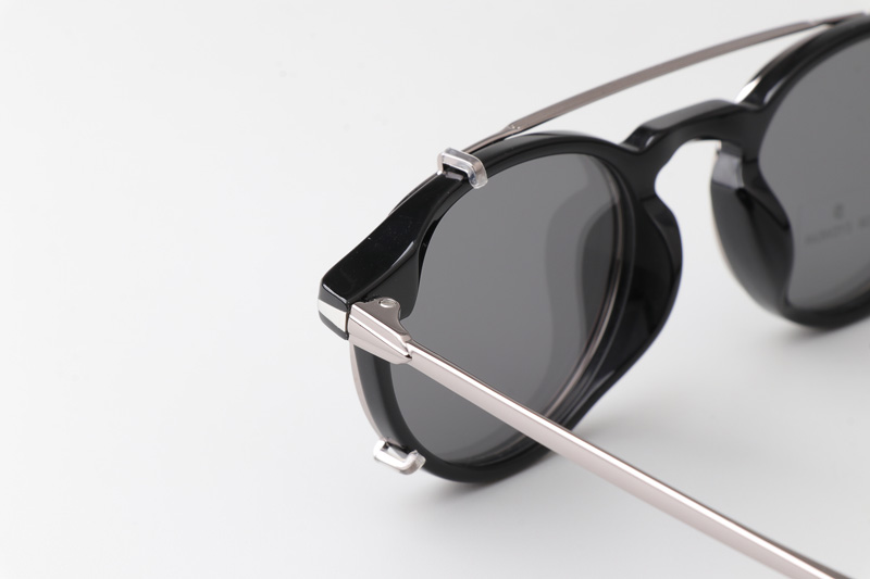DB1003GCS Sunglasses Black Silver Gray