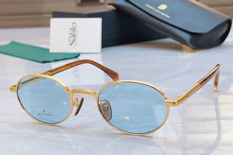 DB1096S Sunglasses Gold Tortoise Blue