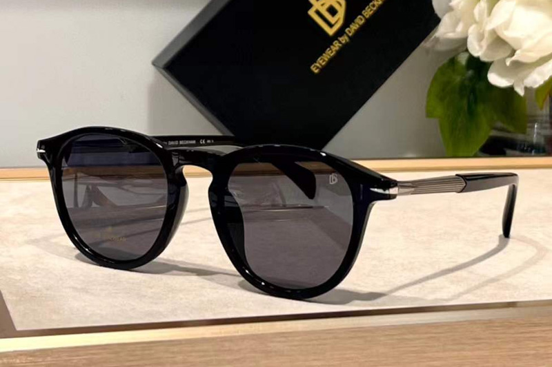 DB1114S Sunglasses Black Silver Gray