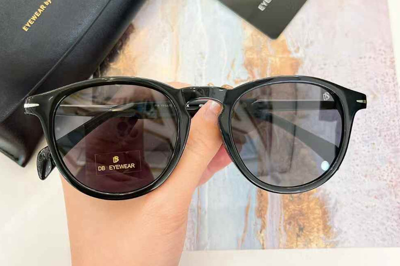 DB1114S Sunglasses Black Silver Gray