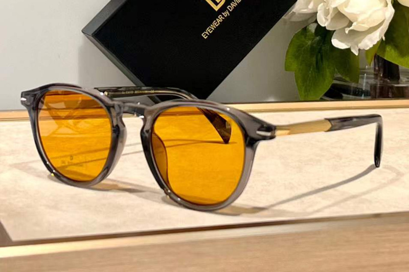 DB1114S Sunglasses Gray Yellow
