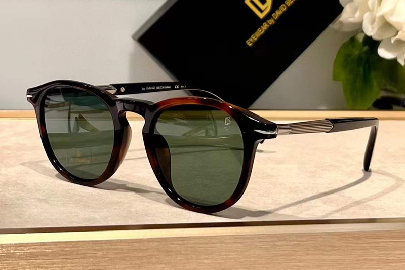 DB1114S Sunglasses Tortoise Green