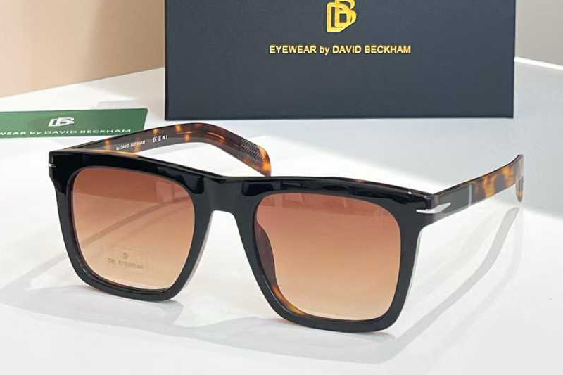 DB7000S Sunglasses Black Tortoise Gradient Brown