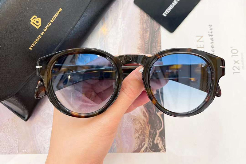 DB7041S Sunglasses Tortoise Gradient Blue