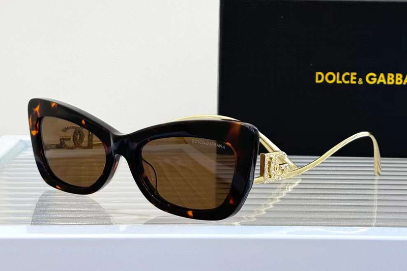 DG4467B Sunglasses Tortoise Gold Gradient Brown