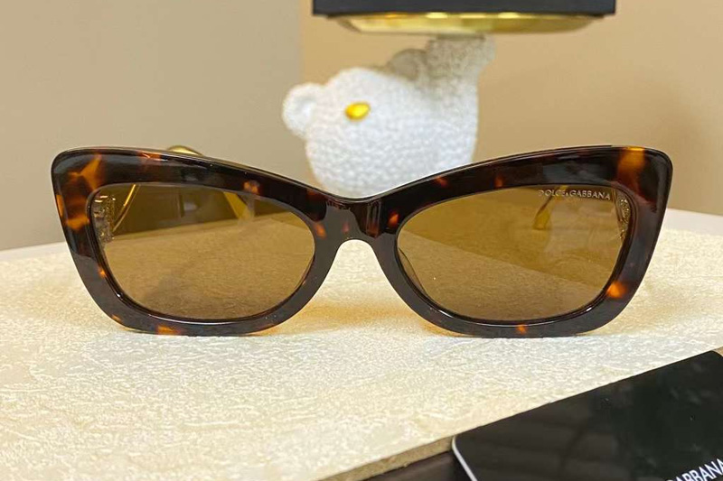 DG4467B Sunglasses Tortoise Gold Gradient Brown