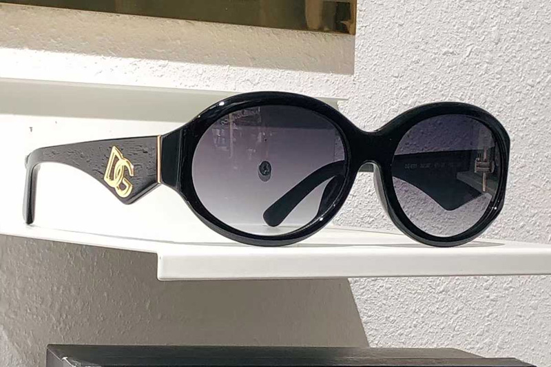 DG6201 Sunglasses Black Gradient Gray