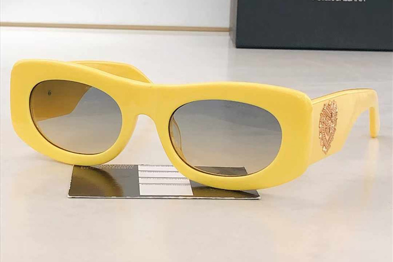 DG6679 Sunglasses Yellow Gradient Gray