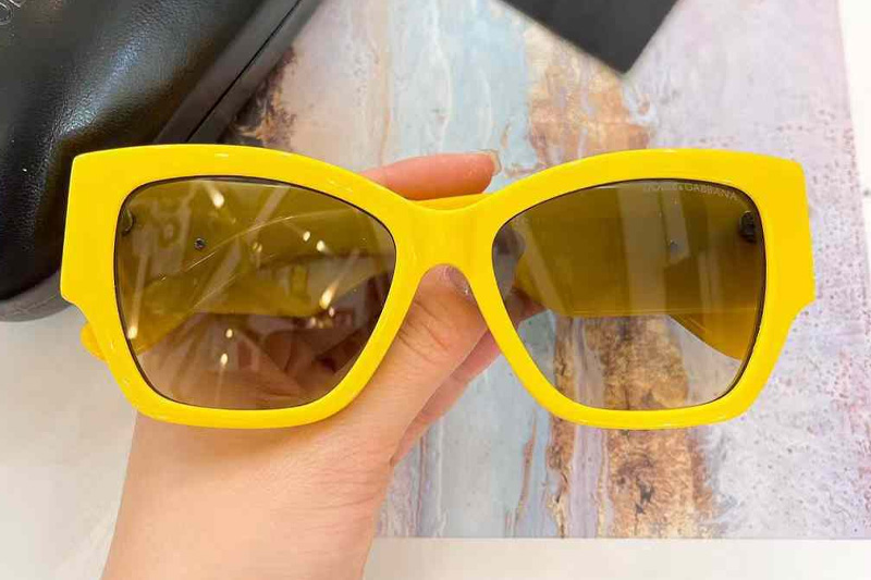DG6680 Sunglasses Yellow Gradient Gray