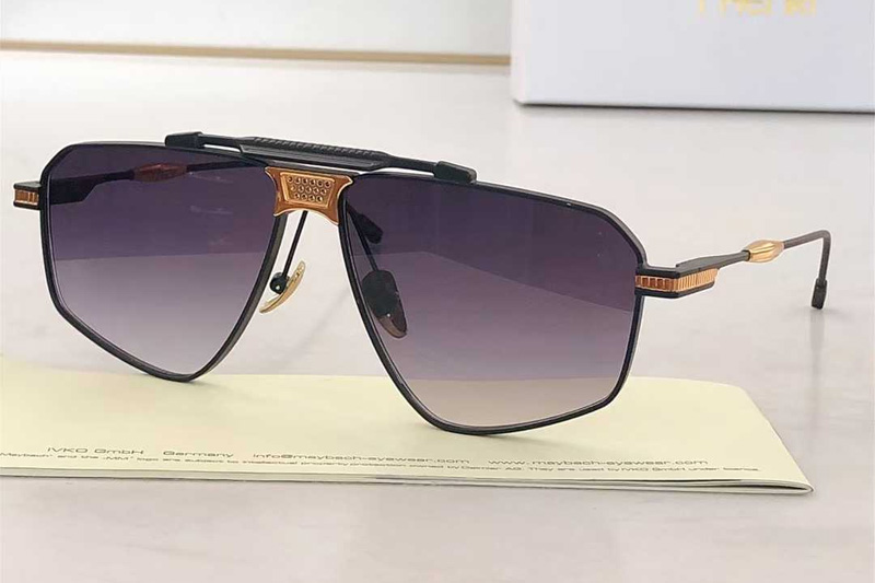 DML003 Sunglasses Black Gradient Gray