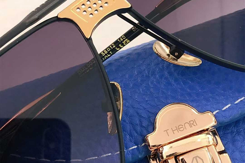 DML003 Sunglasses Black Gradient Gray