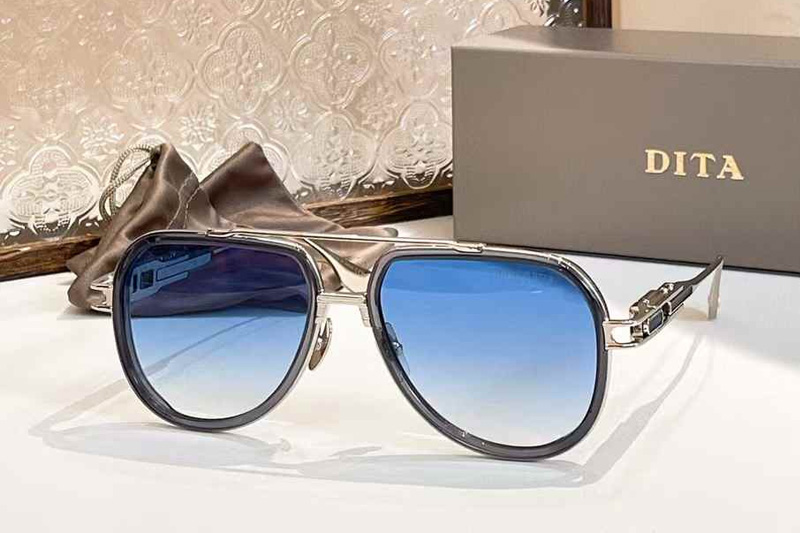 DTS312 Sunglasses Gray Gradient Blue