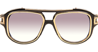 DT Grandmaster Six Sunglasses In Black Gold Gradient Grey