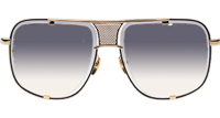 DT Mach Five DRX2087A Sunglasses In Gold Gradient Grey