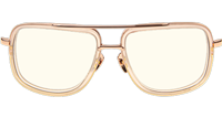 DT Mach One Sunglasses In Transparent Gold