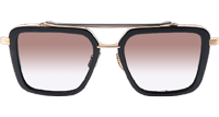DT Mach Seven DTS135 Sunglasses In Black Gold Gradient Brown