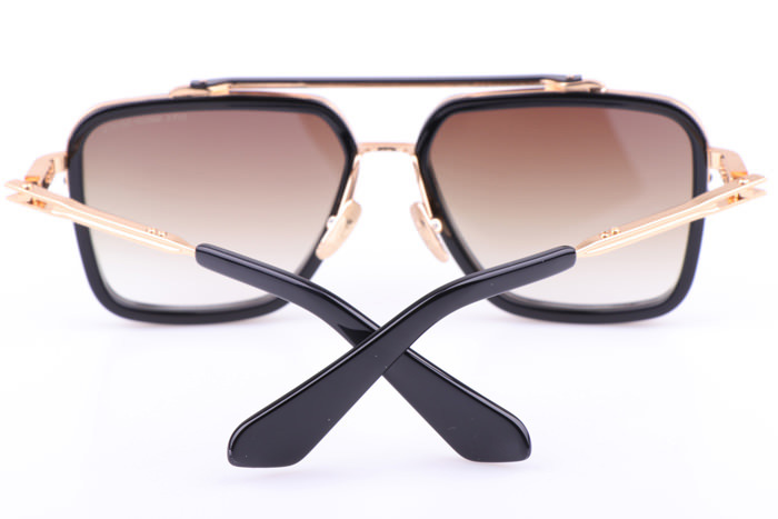 DT Mach Seven DTS135 Sunglasses In Black Gold Gradient Brown