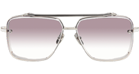 DT Mach Six Sunglasses In Silver Gradient Grey