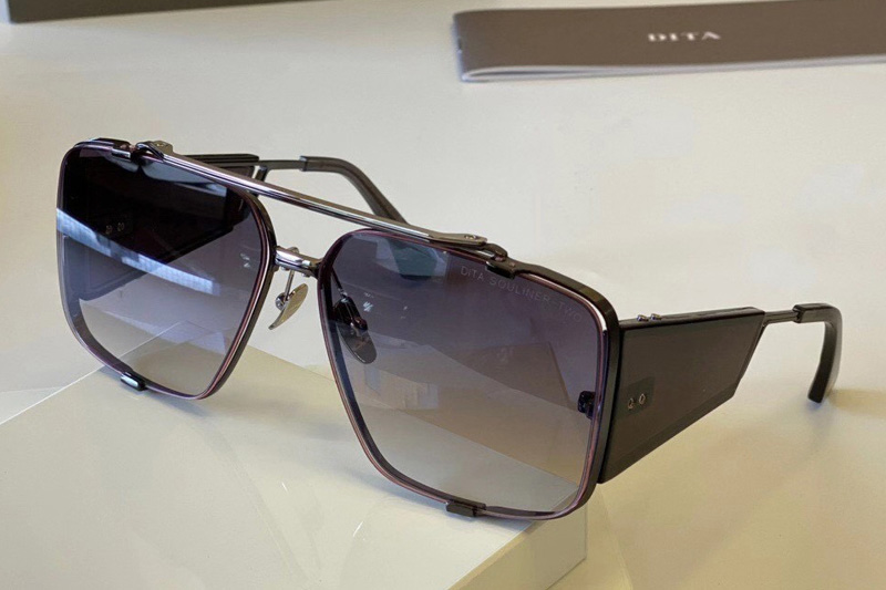 DT SOULINER TWO Sunglasses In Black Gradient Grey