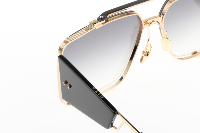 DT SOULINER TWO Sunglasses In Gold Mirror