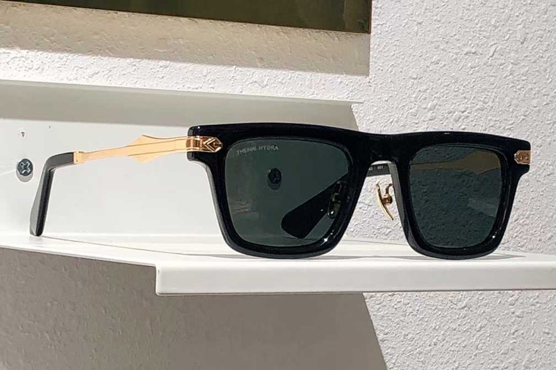 DeepBlue1of149 Sunglasses Black Gold Gray