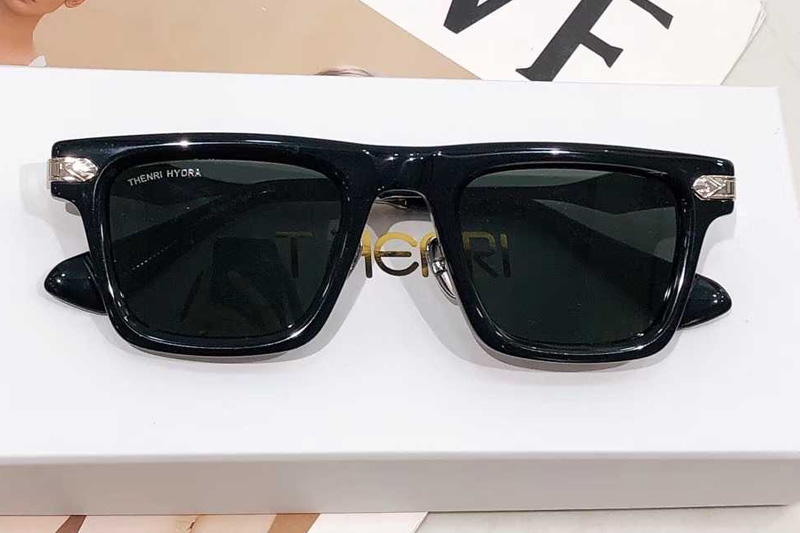 DeepBlue1of149 Sunglasses Black Silver Gray