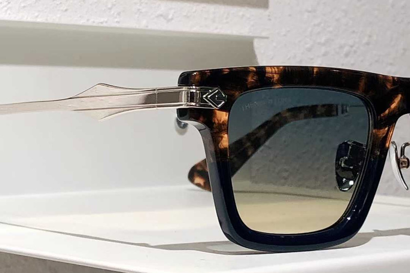 DeepBlue1of149 Sunglasses Tortoise Blue Gradient Gray