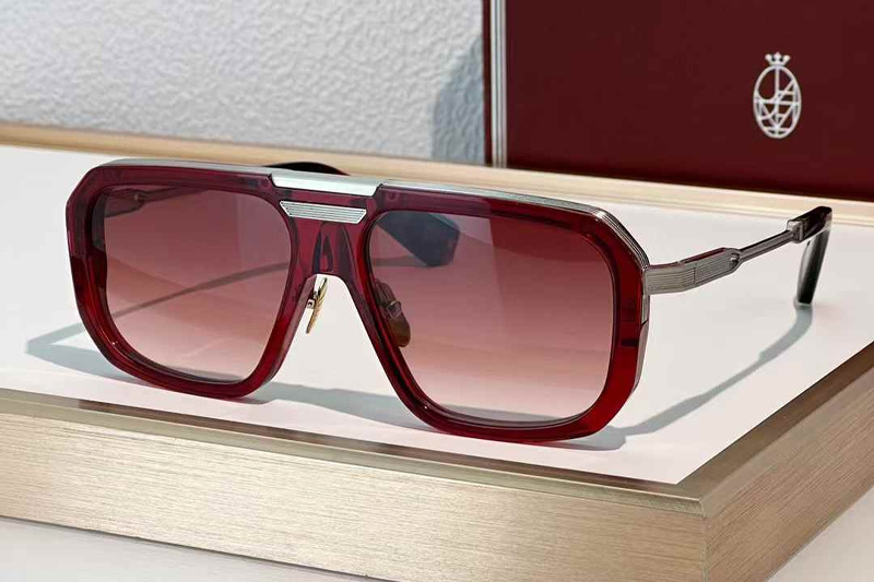 Donohu Sunglasses Red Gradient Red