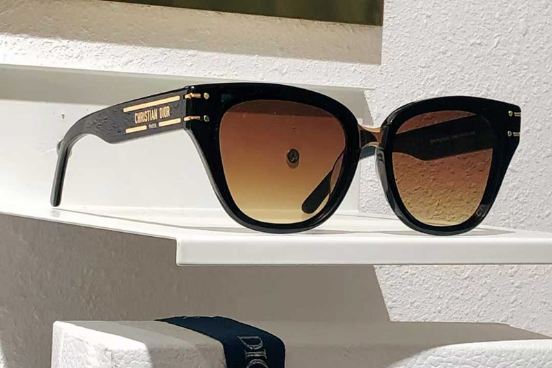 Dsgta29ucr Sunglasses Black Gradient Brown