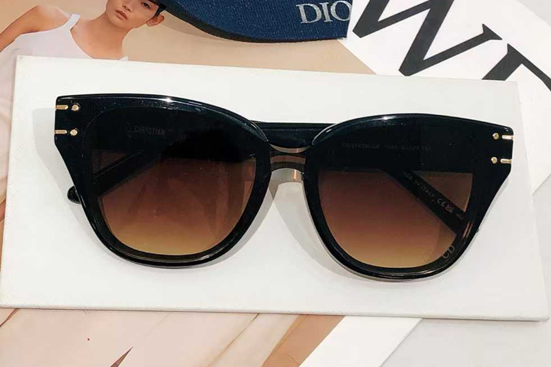 Dsgta29ucr Sunglasses Black Gradient Brown