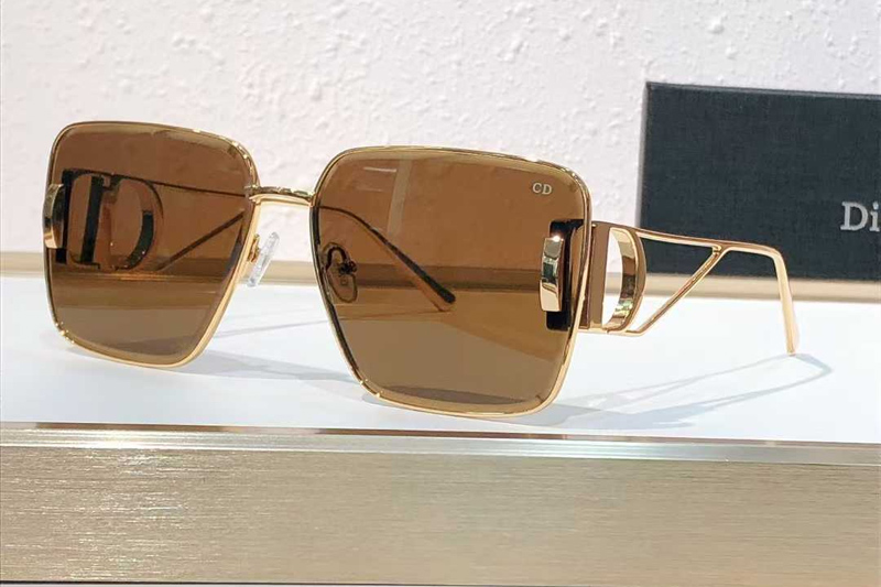 Dsgta42ucr Sunglasses Gold Brown
