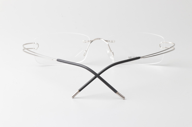 E1051 Eyeglasses Silver