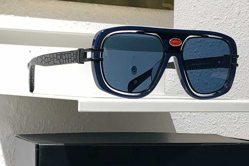 EB07 Sunglasses Dark Blue Blue