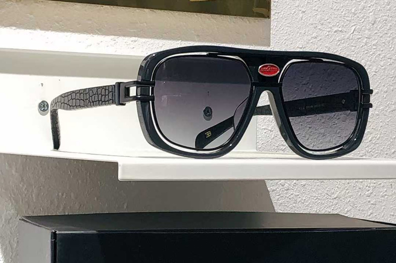 EB07 Sunglasses Gray Gradient Gray