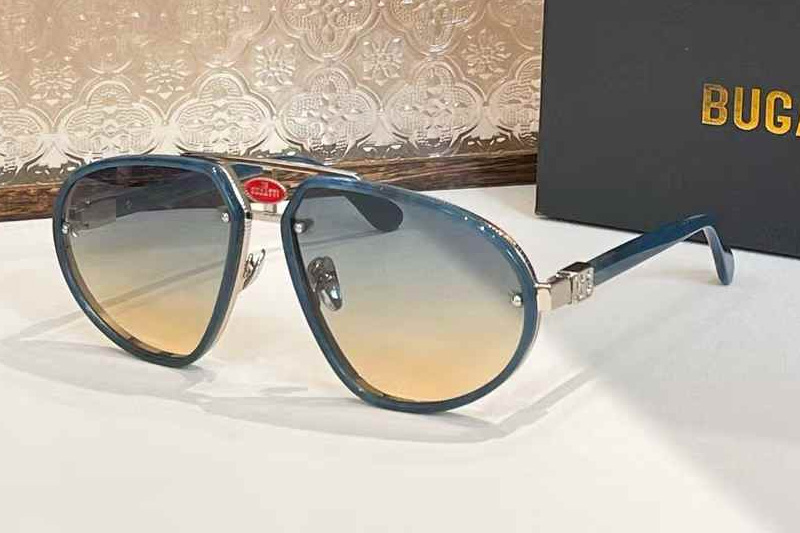 EB10 Sunglasses Blue Gradient Gray