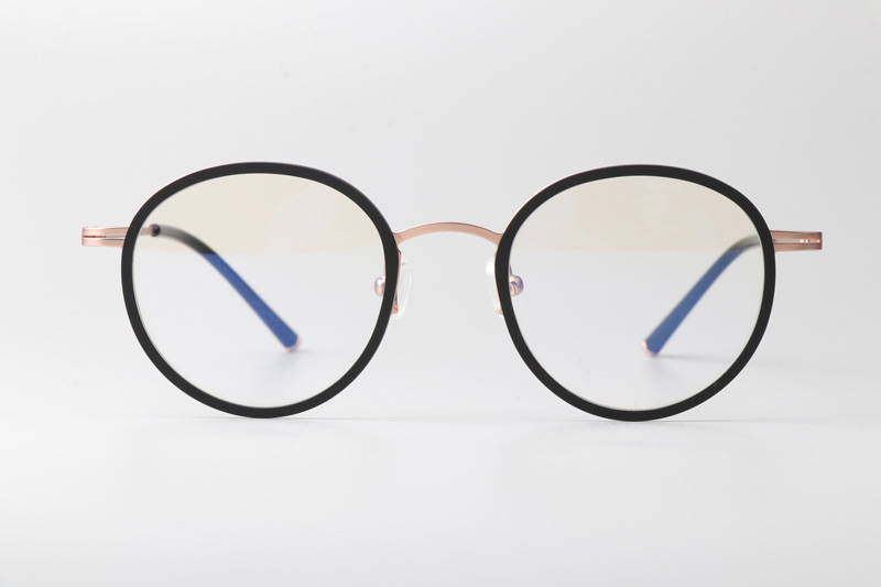 Elle Eyeglasses Black Rose Gold