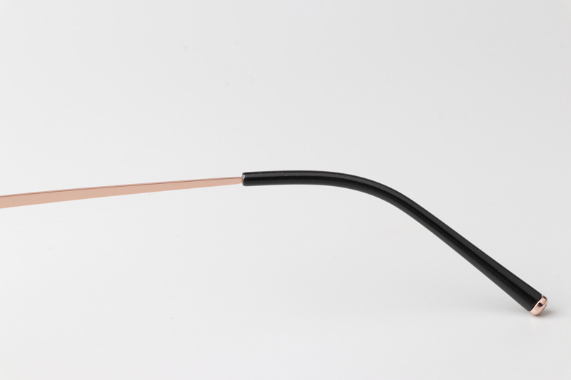 Elle Eyeglasses Black Rose Gold