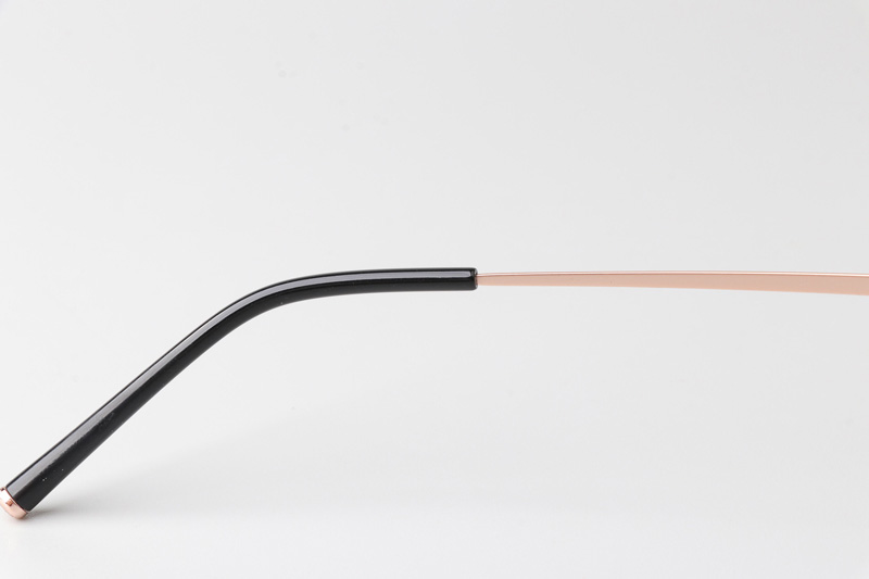 Elle Eyeglasses Black Rose Gold