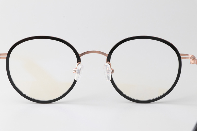 Elle Eyeglasses Black Rose Gold