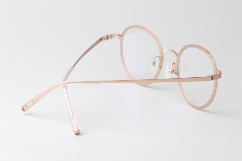 Elle Eyeglasses Rose Gold