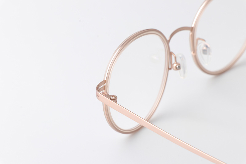 Elle Eyeglasses Rose Gold