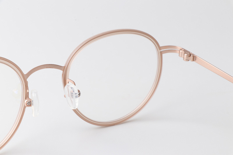 Elle Eyeglasses Rose Gold