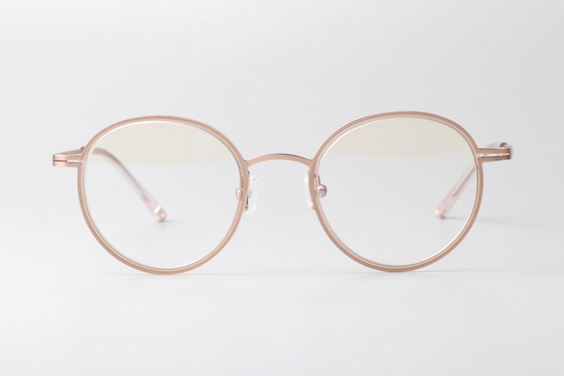 Elle Eyeglasses Rose Gold