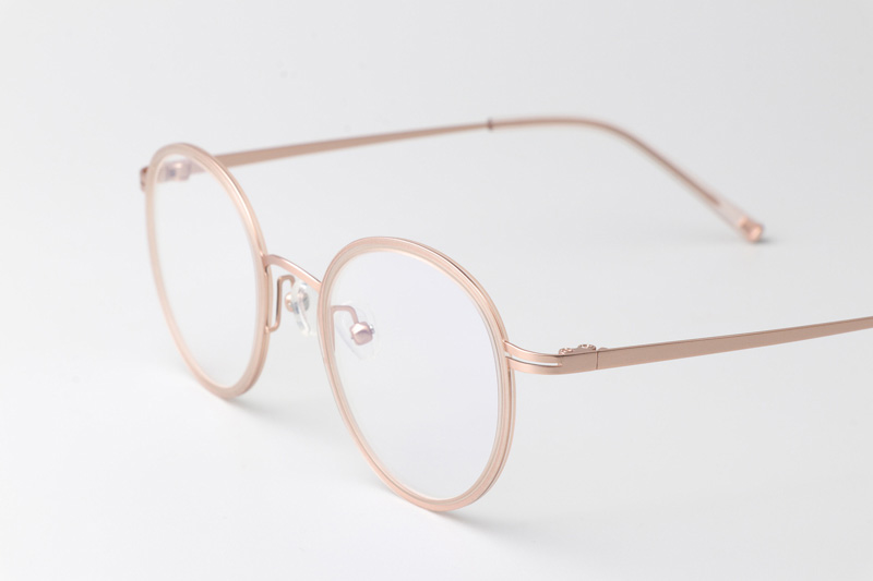 Elle Eyeglasses Rose Gold