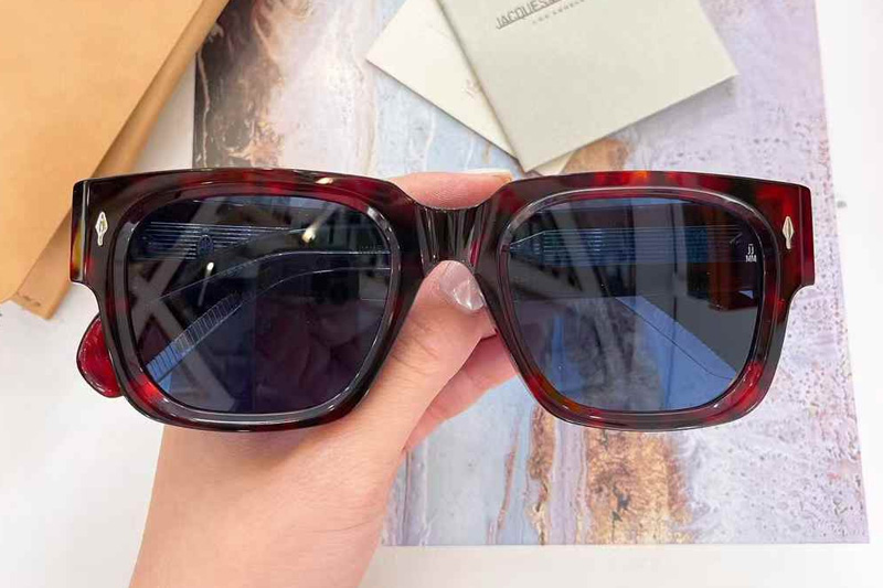 Enzo Sunglasses Red Tortoise Blue