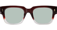 Enzo Sunglasses Red Transparent Light Green