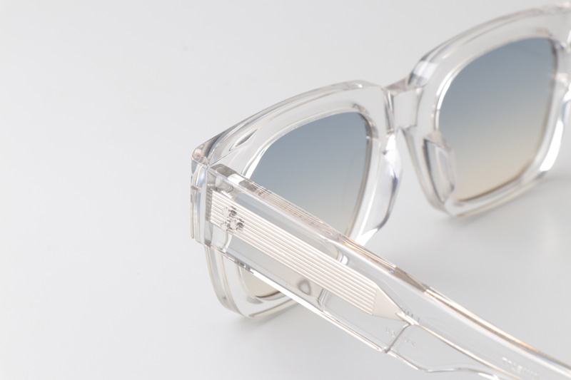 Enzo Sunglasses Transparent Gradient Light Blue